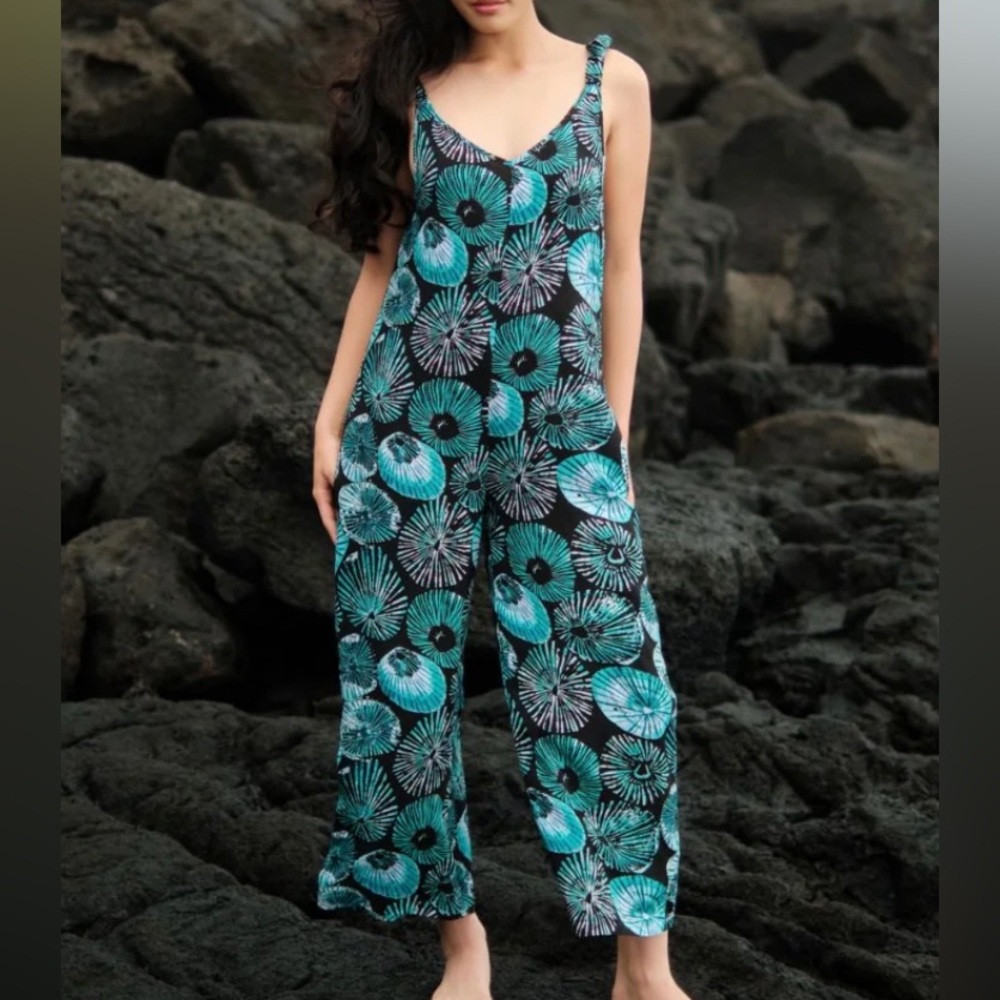 Kahulalea Opihi print romper jumpsuit size Medium